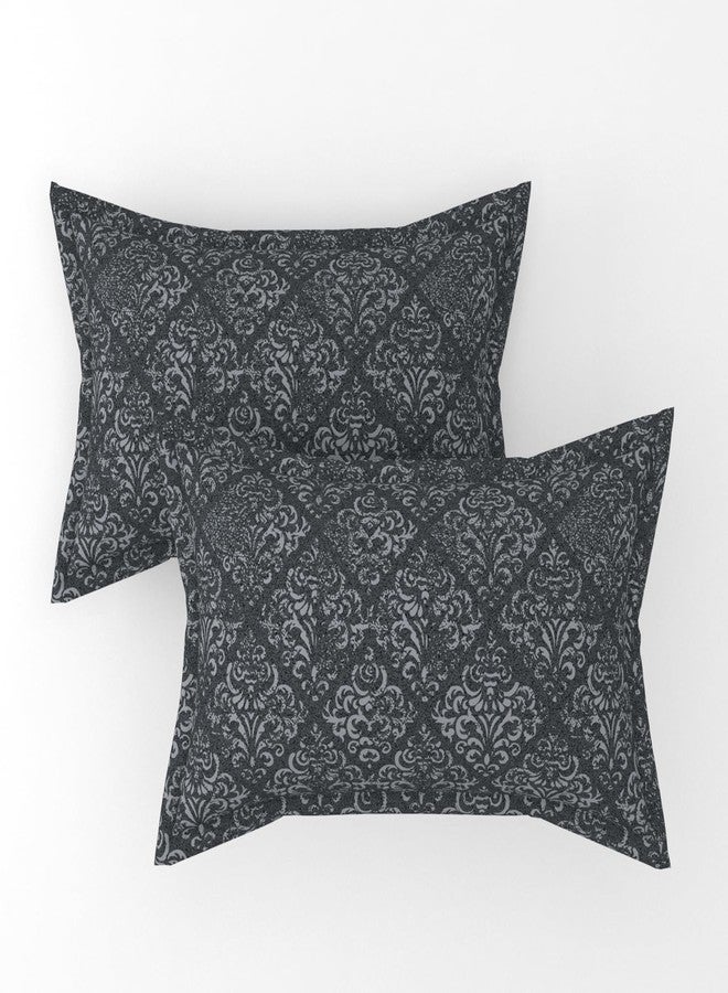 CB HOME ملاءة سرير قطنية من سي بي هوم، مقاس كينج، مع غطاءين للوسائد، 72 × 78 × 8 بوصة، مزودة بمطاط دائري (النقشة 4، عصرية وهندسية، مقاس كينج). - Image 5