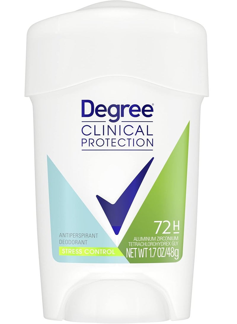 Degree Clinical Protection Stress Control Antiperspirant for Women 48 gm - Image 2