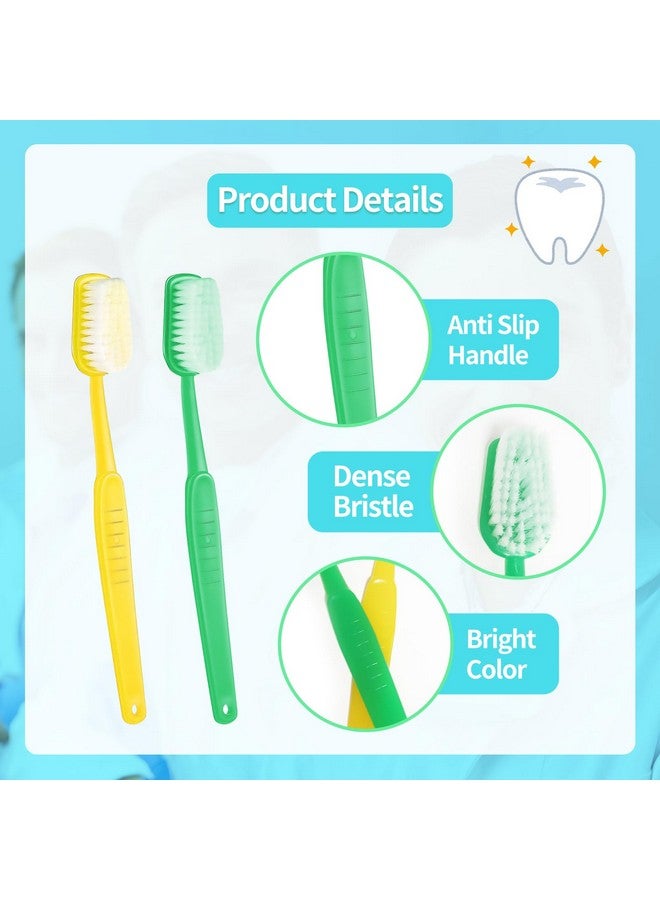 Ceonam 2 Pack 15.75X1.57 Inches Giant Toothbrush Props, Oversized Gag Novelty Bath Brushes, Huge Comedy Item For Costume Accessory, Photo Shoots, Party Favors, Pet Grooming, Yellow And Green - Image 3