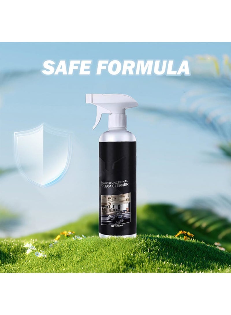 SOLARAE Multifunctional Glass Oil Film Foam Remover, 2 PCS Glass Oil Film Remover for Car with Sponge Towel, Car Glass Oil Film Cleaner, Glass Oil Film Stain Removal Cleaner, Oil Film Remover for Car Window - Image 3