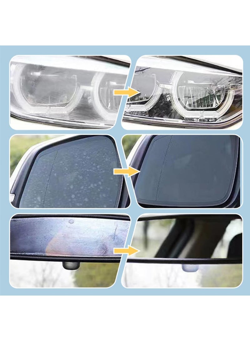 SOLARAE Multifunctional Glass Oil Film Foam Remover, 2 PCS Glass Oil Film Remover for Car with Sponge Towel, Car Glass Oil Film Cleaner, Glass Oil Film Stain Removal Cleaner, Oil Film Remover for Car Window - Image 4