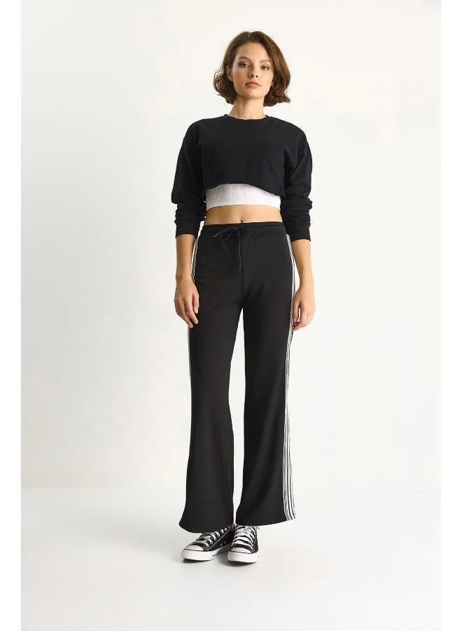 Ginger Side Stripe Detail Track Pants