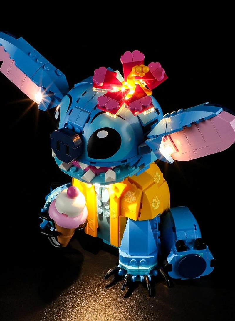 إسكدنيا Light for Lego-43249 Stitch - Led Lighting Kit Compatible with Lego Building Blocks Model - NOT Included The Model Set - Image 4
