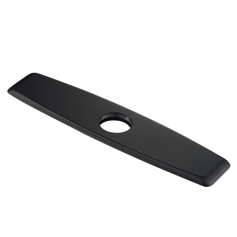 KRAUS Deck Plate for Kitchen Faucet in Matte Black  DP02MB - Image 1