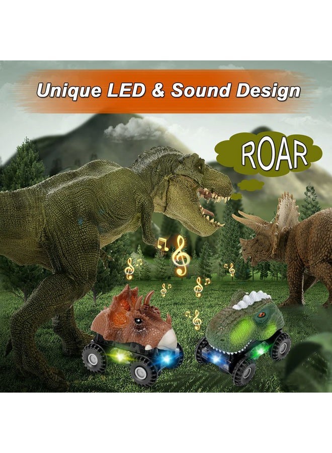 Niskite Dinosaur Toys Toddler Kids Toy: Dinosaur Toys for Kids 3-5 | Dinausors Toys for 2 3 4 5 Year Old Boys Girls | Dino Car Boy Toys Age 2-4 | Christmas Stocking Stuffers Birthday Gifts for Kids - Image 3