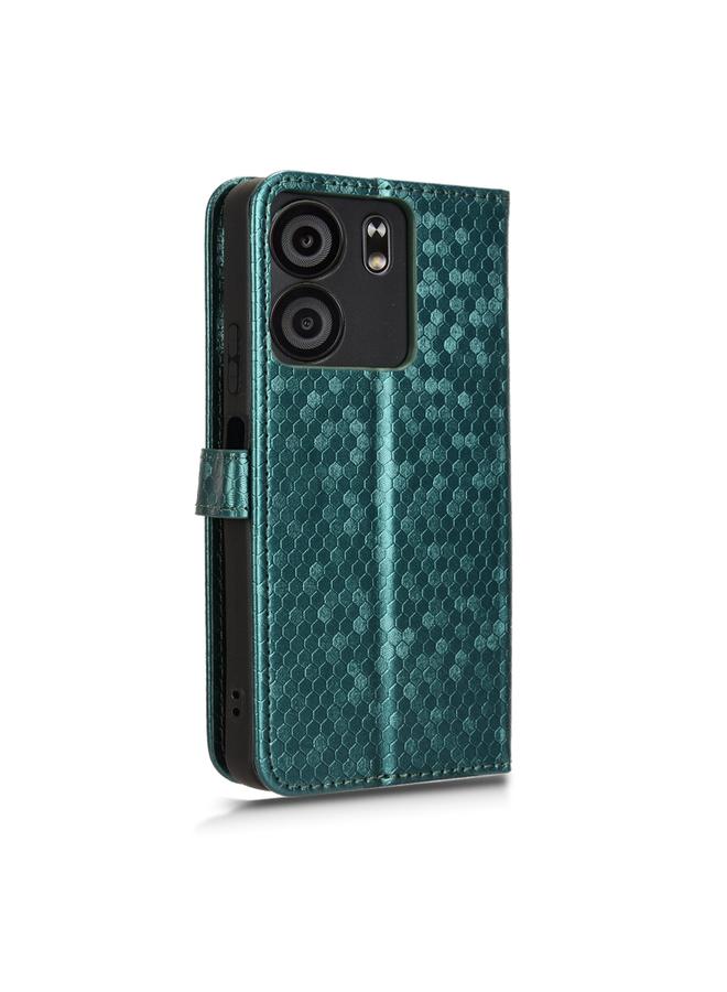 erorex Case For BLU View 5 Honeycomb Dot Texture Leather Phone Case  - Image 3