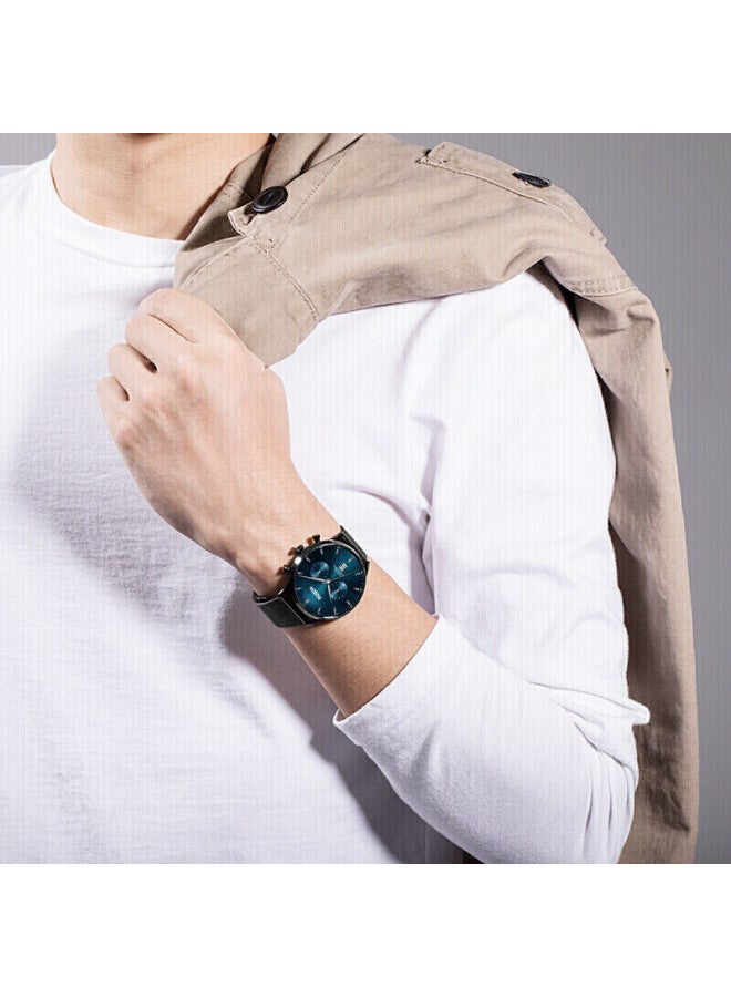 Rosdn Multifunctional Ultra-thin Watch For Men, Calendar, Water-resistant Men's Watch, Top Ten Brands, Birthday Gift For Boyfriend - Image 2