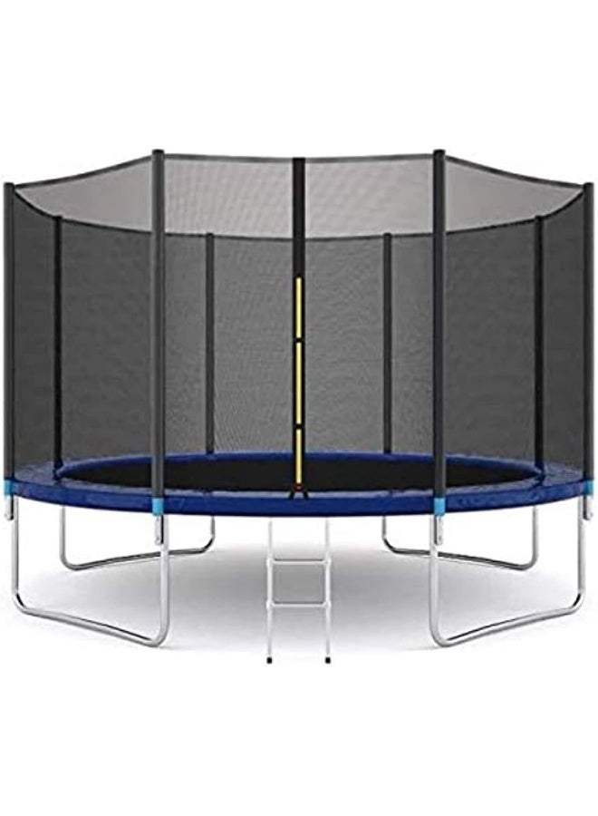 Rainbow Toys ترامبولين RBW TOYS 14 قدم للأطفال ومعدات تمارين اللياقة البدنية مع سياج أمان (14 قدم) - Image 1