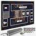 Extalas Playmat for One Piece Card Game 24x14 Inches with NonSlip Rubber Zones Design a Professional Storage Bag Included Plus a LimitedTime Gift of a Set of 20 Damage Counters Black1 - Image 3