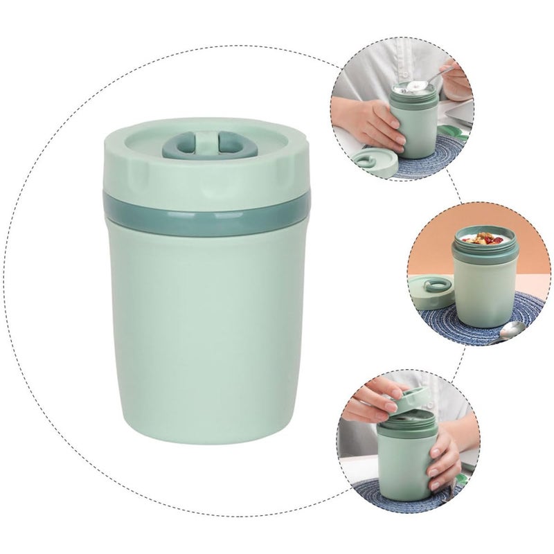 Double Wall Insulated Soup Cup Portable Microwaveable Food Container For Office Travel - Image 4