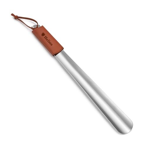 Helios® Shoe Horn Long Handle Steel |Shoe Horn for Men|Women|Kids|Stainless‑Steel Shoe Horn – Heavy Duty & Durable (17 inch) - Image 1
