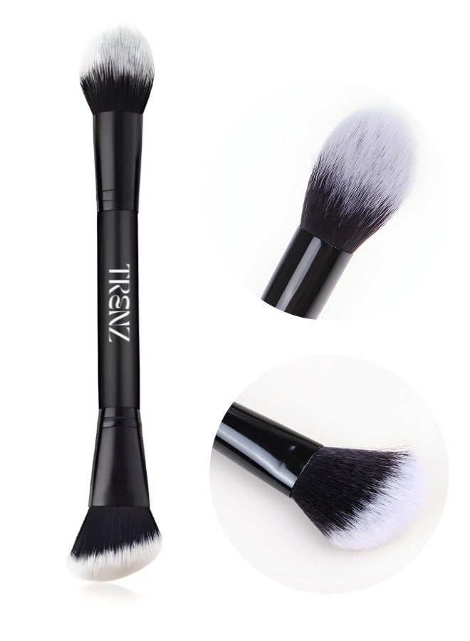 ترنز فرشاة مكياج ناعمة مزدوجة الجانب مناسبة للكنتور ومكياج الوجه - Image 1