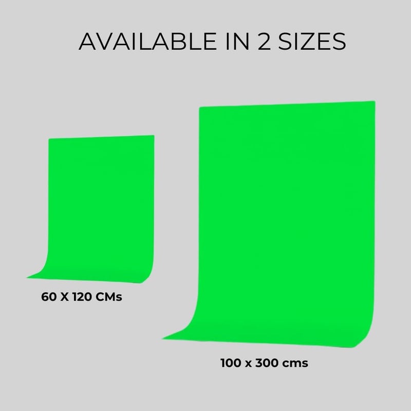 Smiledrive ® PVC Green Screen Backdrop – Wrinkle-Free Chroma Key Sheet for Streaming & Video (100×300 cm) - Image 4