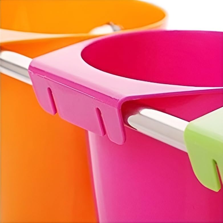 Storia STORIA Wall Mount Plastic 3 Cups Toothbrush Stands for Bathroom Cosmetic Stand Holder with 3 Slots for Keeping Toothpaste, Comb, Cream, Lotion - Image 3