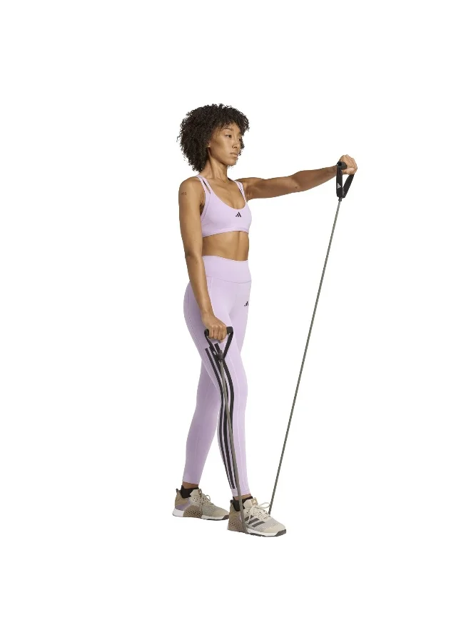 Adidas POWPLU Aerim Ls Strngt Purple Workout Bra - Light Support Bra For Women for Women | Best Price UAE