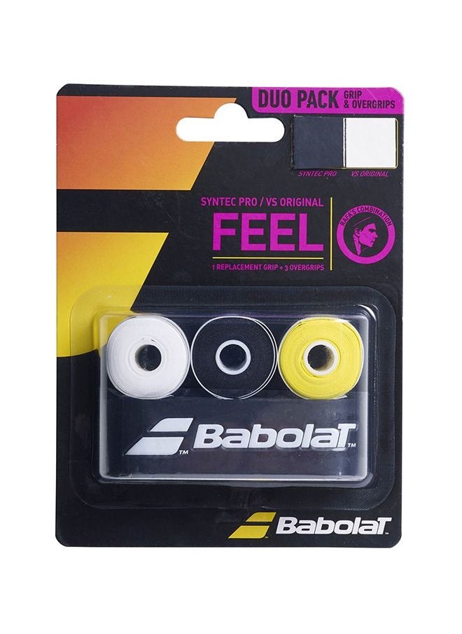 BabolaT Dup Pack Grip And Overgrips Syntec Pro X1 / Vs Original X3 