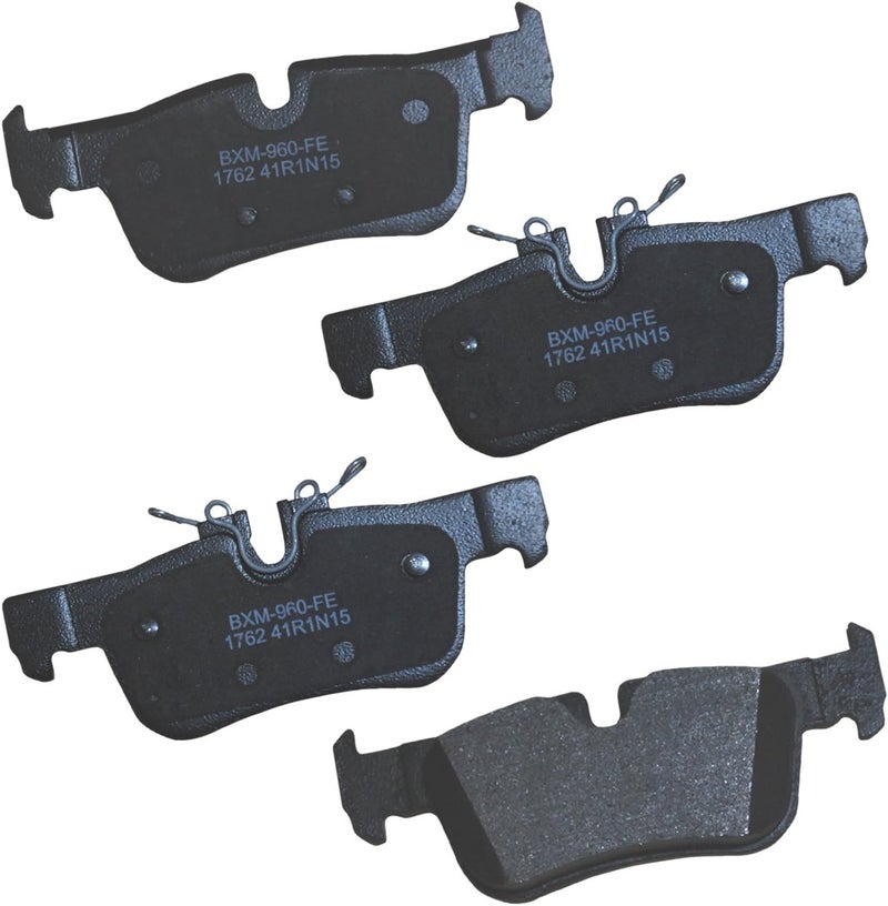 Bendix Premium SBM1762 Semi-Metallic Rear Brake Pads for Select Models BMW 118i, 228i Gran Coupe, xDrive i3, i3s, X1, X2, Mini Cooper, Cooper Clubman, Countryman - Image 1