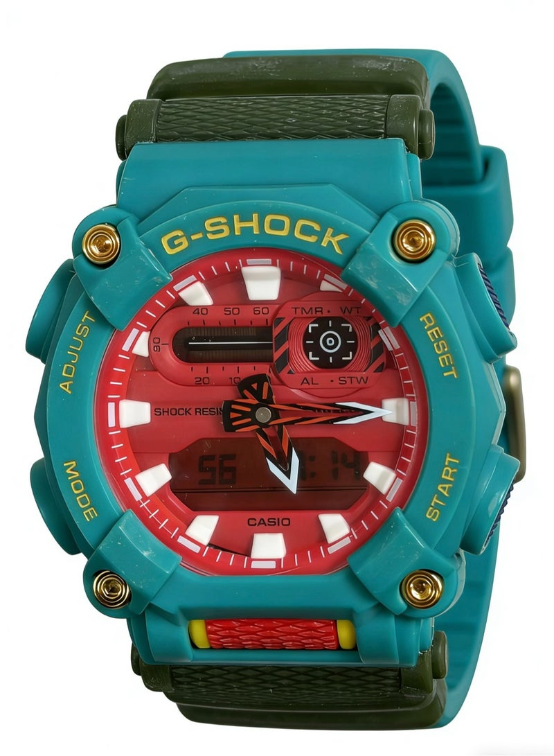 CASIO Casio G-SHOCK Far East Pop Asia Limited Series Chinese Dragon Series Qinglong Waterproof Shi Ying Movement Resin Strap Japanese and Korean Watch Men's Watch Red Dial - Image 1