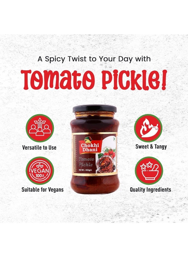 Chokhi Dhani Tomato Pickle 400 gm - Image 5