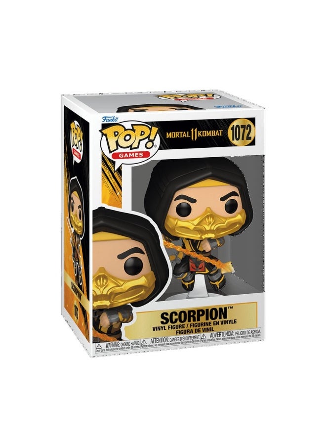 Funko Funko POP! Games Mortal Kombat 11 Scorpion Vinyl Figure (11 cm)  - Image 1