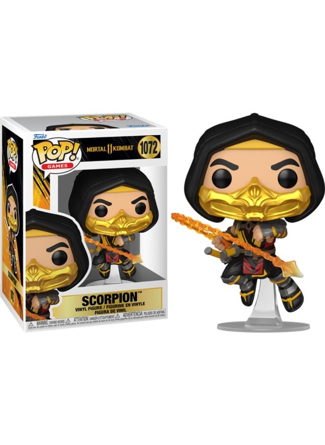 Funko Funko POP! Games Mortal Kombat 11 Scorpion Vinyl Figure (11 cm)  - Image 2