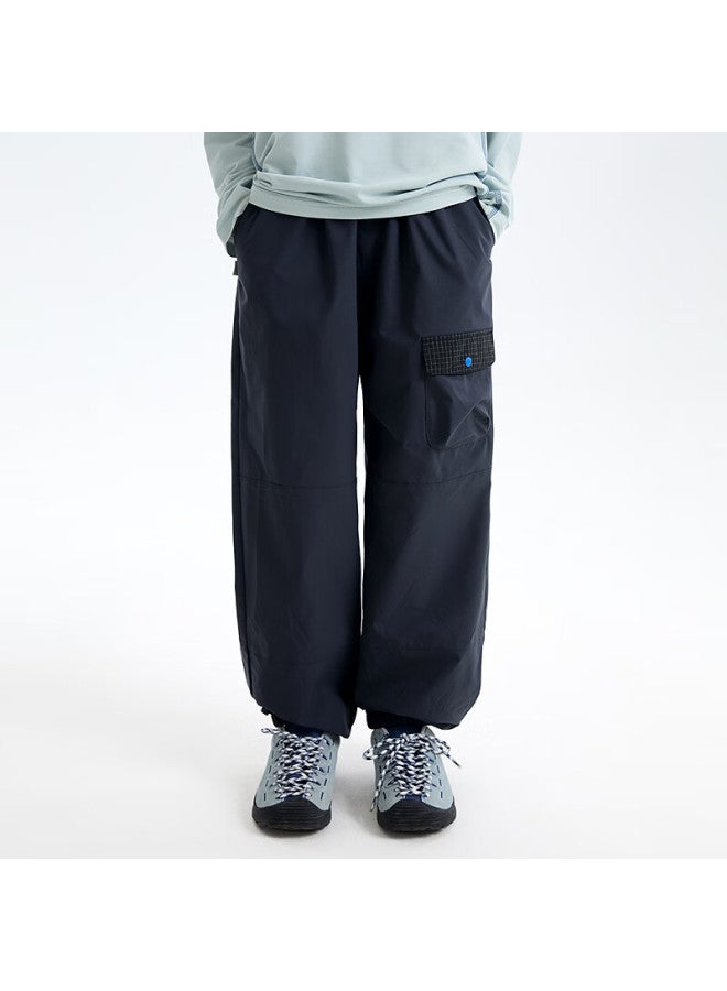 Mipo New Kids' Spring Moisture-wicking Quick-dry Outdoor Casual Jogger Pants Carbon Black 160cm - Image 1