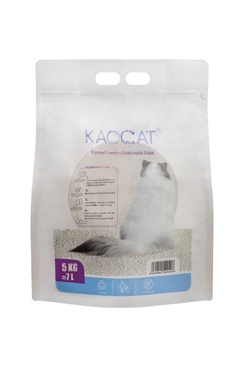 KAOCAT Ultra Clumping Bentonite Cat Litter - Unscented - 5 KG - Image 2