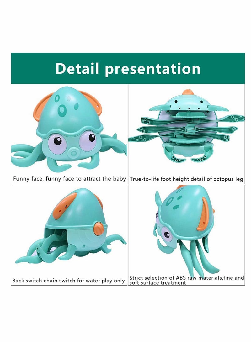 Y&D Walking Amphibious Octopus, Clockwork Started Bath Toys - Image 5