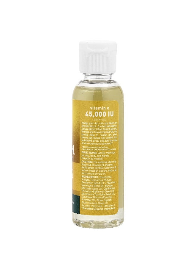 Jason Natural Jason Natural, Vitamin E Skin Oil, Maximum Strength, 2 fl oz (59 ml)  - Image 2