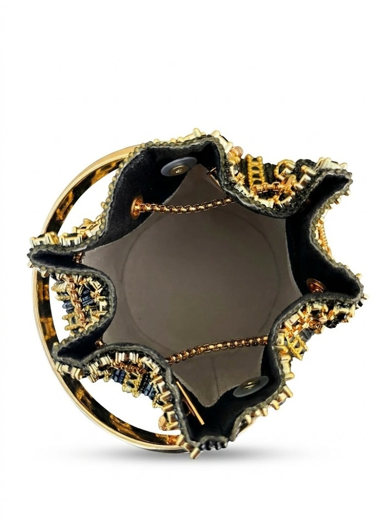 لايف ستيلاش  حقيبة كروس سهره برباط - اسود ZS-3 - Image 3