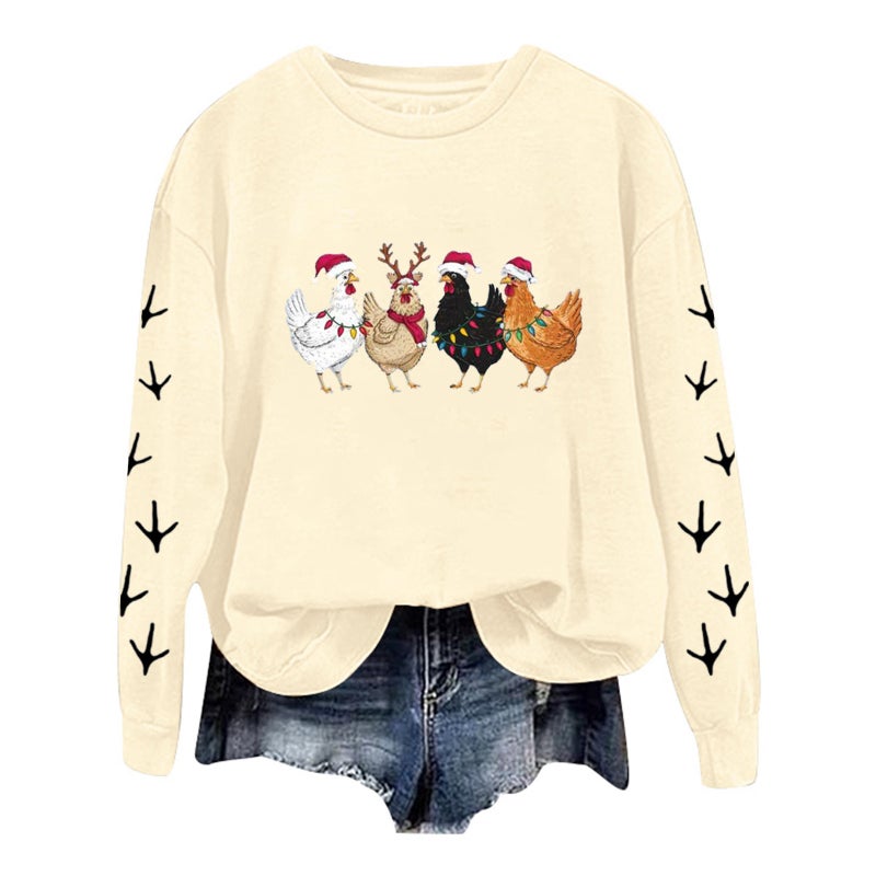 Autumn and winter 2024 new Korean pullover printed sweater cartoon long sleeve top loose women''s trend wholesale - Image 2