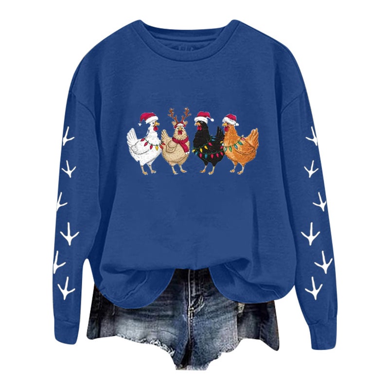 Autumn and winter 2024 new Korean pullover printed sweater cartoon long sleeve top loose women''s trend wholesale - Image 5