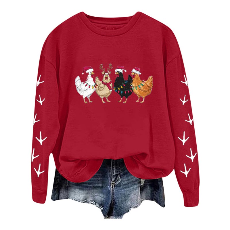 Autumn and winter 2024 new Korean pullover printed sweater cartoon long sleeve top loose women''s trend wholesale - Image 4