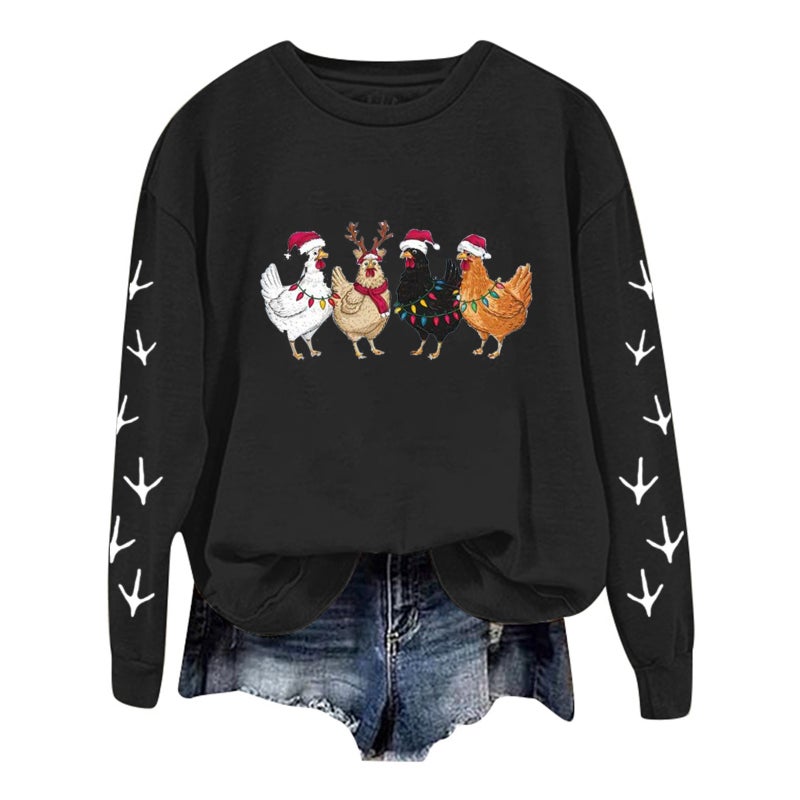 Autumn and winter 2024 new Korean pullover printed sweater cartoon long sleeve top loose women''s trend wholesale - Image 3