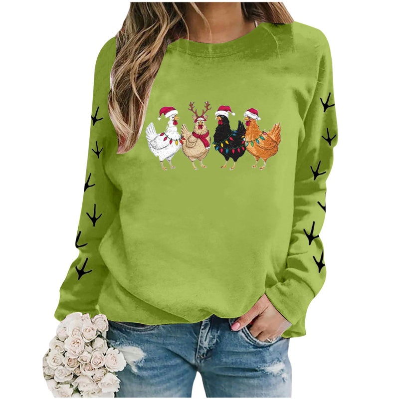 Autumn and winter 2024 new Korean pullover printed sweater cartoon long sleeve top loose women''s trend wholesale - Image 1