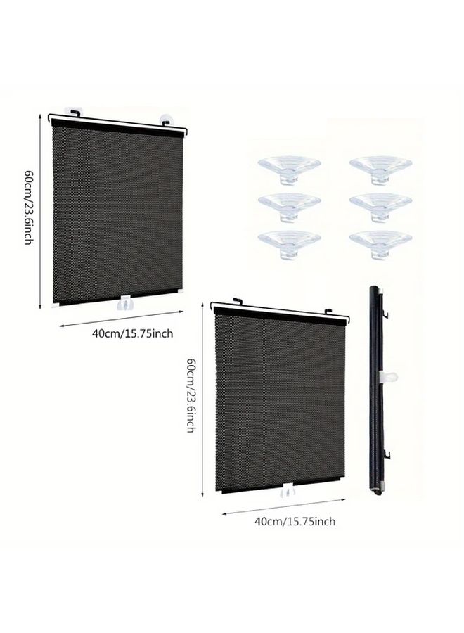 Blackout Roller Shades 58x125cm Thermal Insulated Privacy Blinds Easy Installation - Image 3