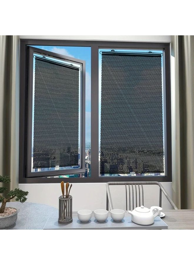 Blackout Roller Shades 58x125cm Thermal Insulated Privacy Blinds Easy Installation - Image 2