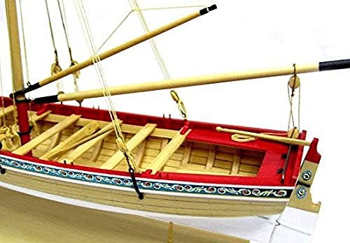 Model Expo Model Shipways 18th Century Longboat Wood Model Kit 1:48 – Beginner to Intermediate Level – True Plank-on-Frame – Model Boat Kit for Adults to Build - Image 5