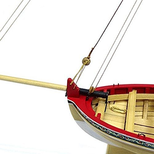 Model Expo Model Shipways 18th Century Longboat Wood Model Kit 1:48 – Beginner to Intermediate Level – True Plank-on-Frame – Model Boat Kit for Adults to Build - Image 4
