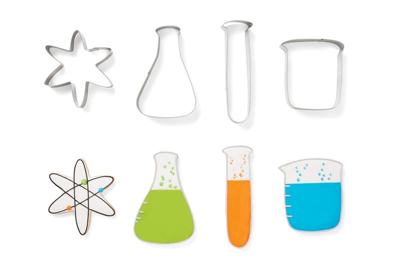 Fox Run Science Cookie Cutter Set, Chemistry Lab Cookie Cutters, Set of 4 - Image 3