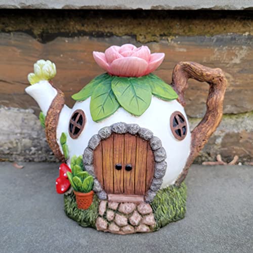 Mokoboho Teapot Fairy Garden House - Image 4