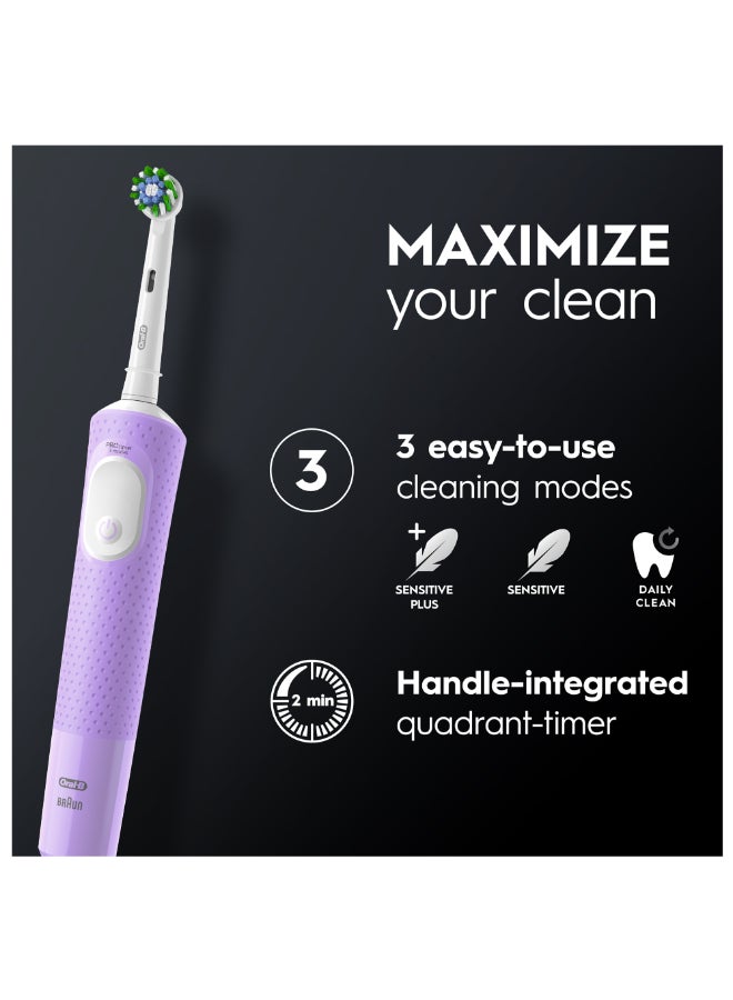 Oral-B Vitality 300 Rechargeable Toothbrush With Crossaction Brush Head, 3 Cleaning Modes & 2 Minutes Built-In Timer - Image 3