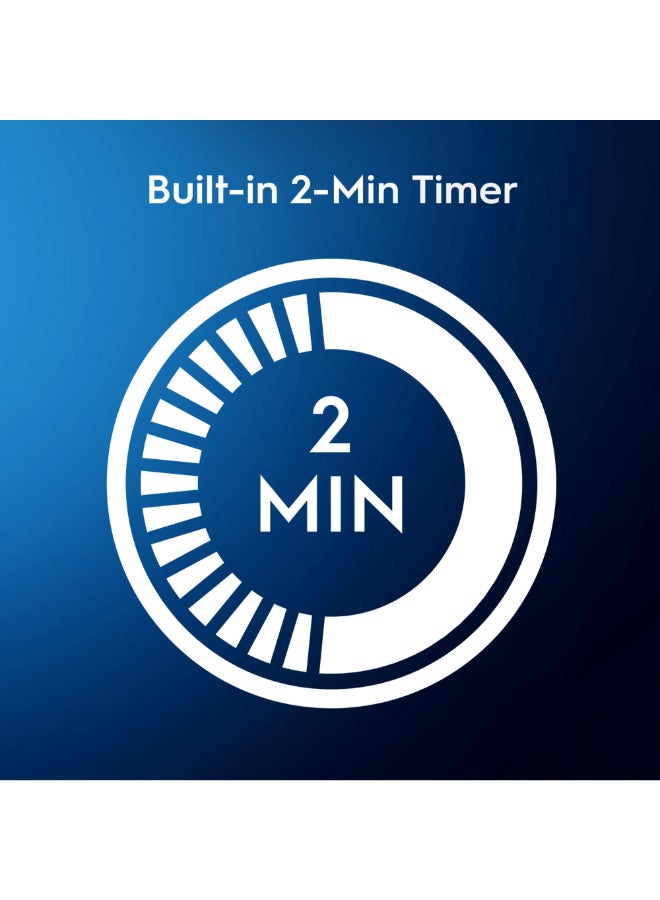 Oral-B Vitality 300 Rechargeable Toothbrush With Crossaction Brush Head, 3 Cleaning Modes & 2 Minutes Built-In Timer - Image 5