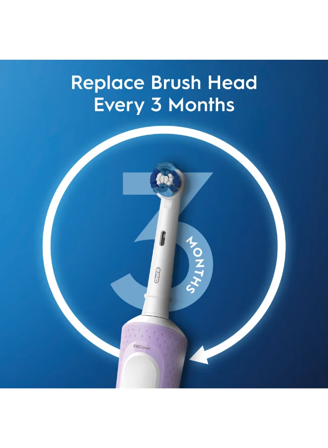 Oral-B Vitality 300 Rechargeable Toothbrush With Crossaction Brush Head, 3 Cleaning Modes & 2 Minutes Built-In Timer