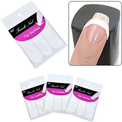 CoslifestoreNail art studio kit for girlswith Nail Extension set Set of 1080 pcs 48 Nail Art Glitter 5 Dotting Tool15 Nail art Brushes Palette 5 Adhesive Nail Striping Tape nail glue 4 French strips 1000 fake nail tips toe extensions tip cutter - Image 5