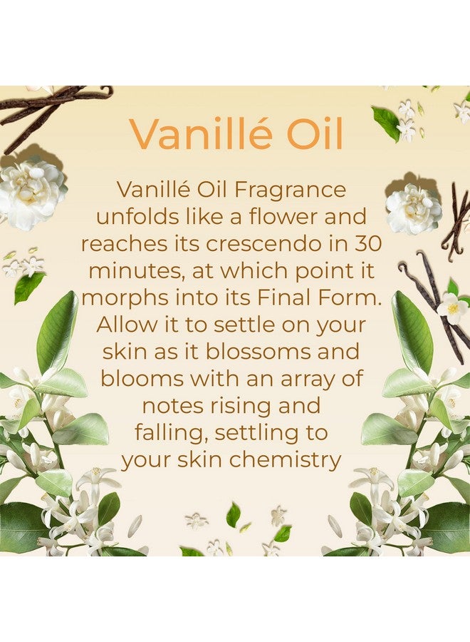 Safa Vanillé Oilorganic Oil For Face Body Hair Nails & Aromatherapy Vanilla Extract & Floating Arabian Sambac Jasmine Petals Moisturizer For Men & Women - Image 3