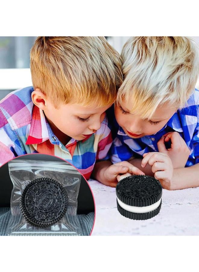 Squishy Anti-Stress Toy Biscuit, Squeeze Toy for Stress Relief, Cute Squishy Stress Balls, Fidget Toy Friends and Family (Black) - Image 3