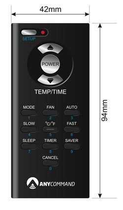 ANYCOMMAND Universal Air Conditioner Remote Control, AC Remote for Over 60 Brands, Lightweight AC Remote Control Universal with Multiple Modes - Image 4