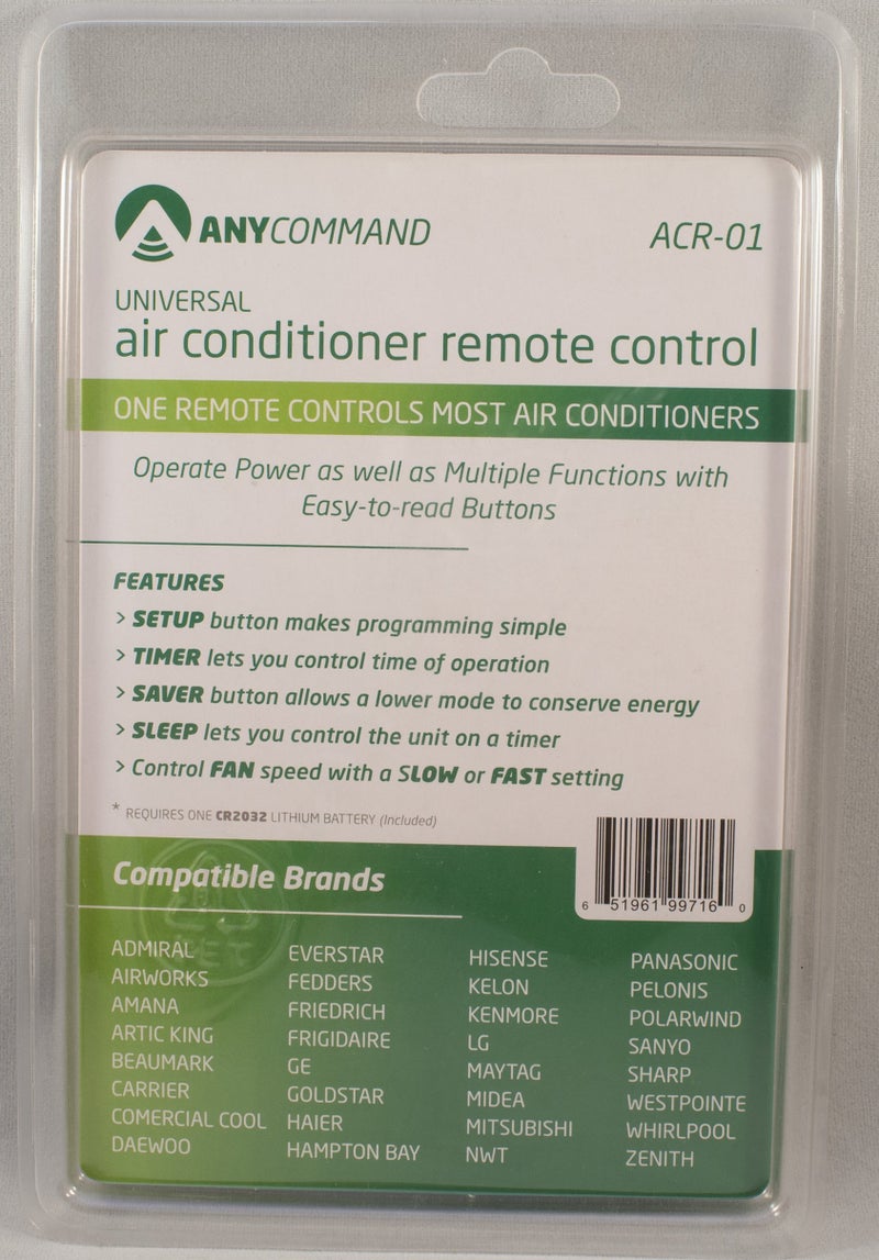 ANYCOMMAND Universal Air Conditioner Remote Control, AC Remote for Over 60 Brands, Lightweight AC Remote Control Universal with Multiple Modes - Image 3