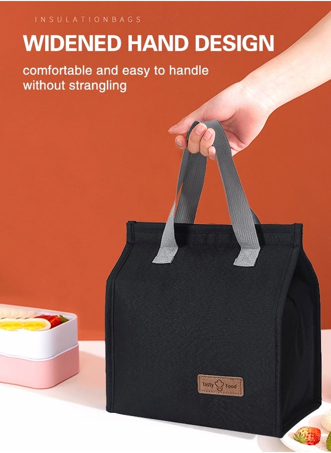 DMG TECH Lnsulated Lunch Bag Black - Reusable Suitable for Office Work  Off-Campus Etc  - Image 5